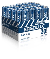 Батарейка Ergolux LR03 Alkaline BP-20 ПРОМО (20)