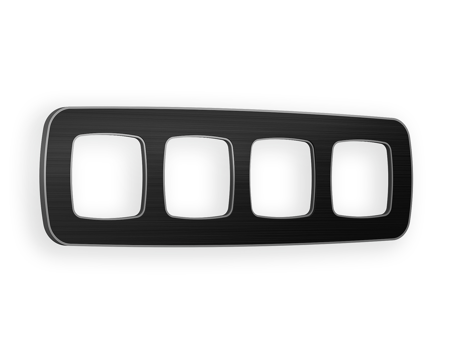 OF640534 Рамка OMEGA Coint (Черный Стекло органическое/Сталь) 4-ая