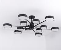 Люстра светодиодная ESTARES MATEO 150W 12R-ON/OFF-1014x250-BLACK/WHITE-220-IP20