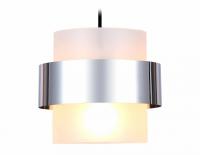 Светильник подвесной со сменной лампой Ambrella TR3644 CH/FR хром/матовый E27 max 40W D180*950