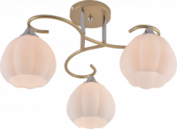 Люстра XA1635B/3 GD+CR золото/хром 3х60W E27 d490 h260, HN25