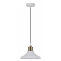 Светильник подвесной CAMELION PL-600 C69 Белый+стар медь (LOFT) 40W, 1х E27, 230В, металл