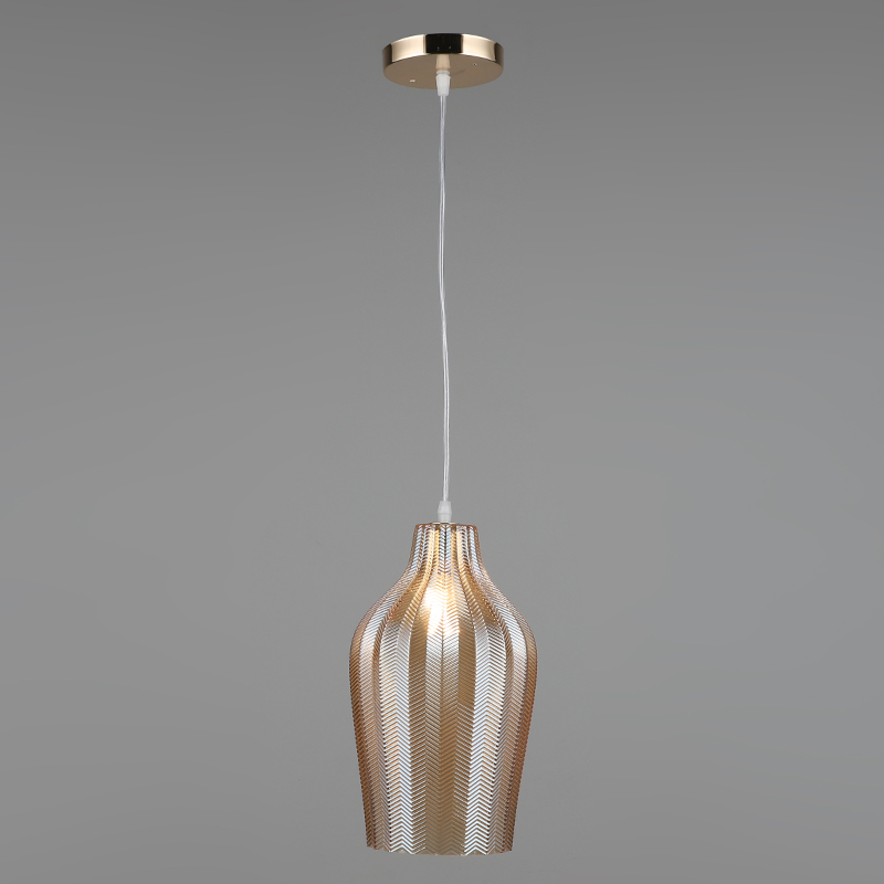 Подвес A3687/1HQ FG+AM золото 1х40W E27 d180 h800, QH22