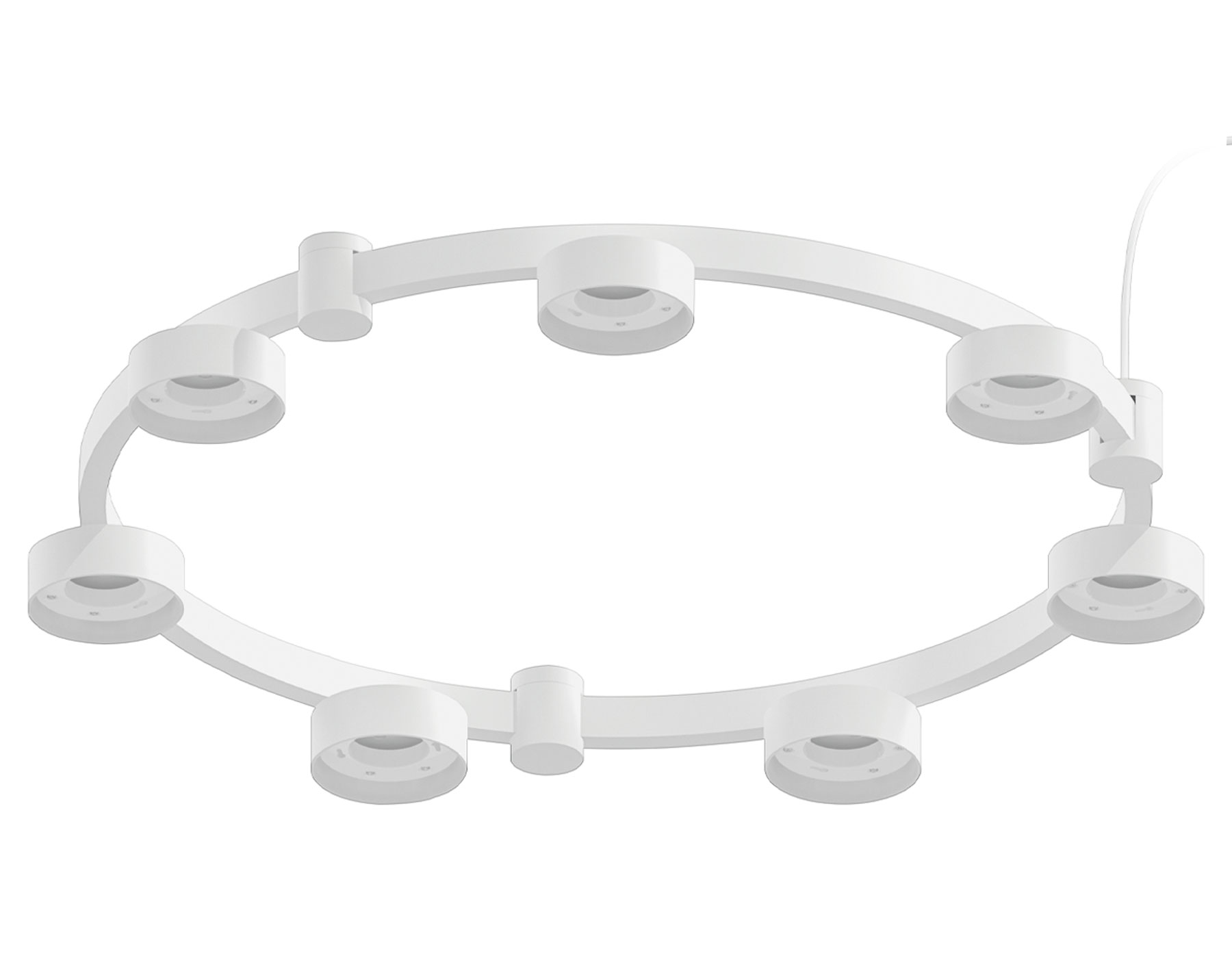 Корпус светильника Techno Ring подвесной D85 C9236/7 SWH белый песок D635*70.5mm GX53/7