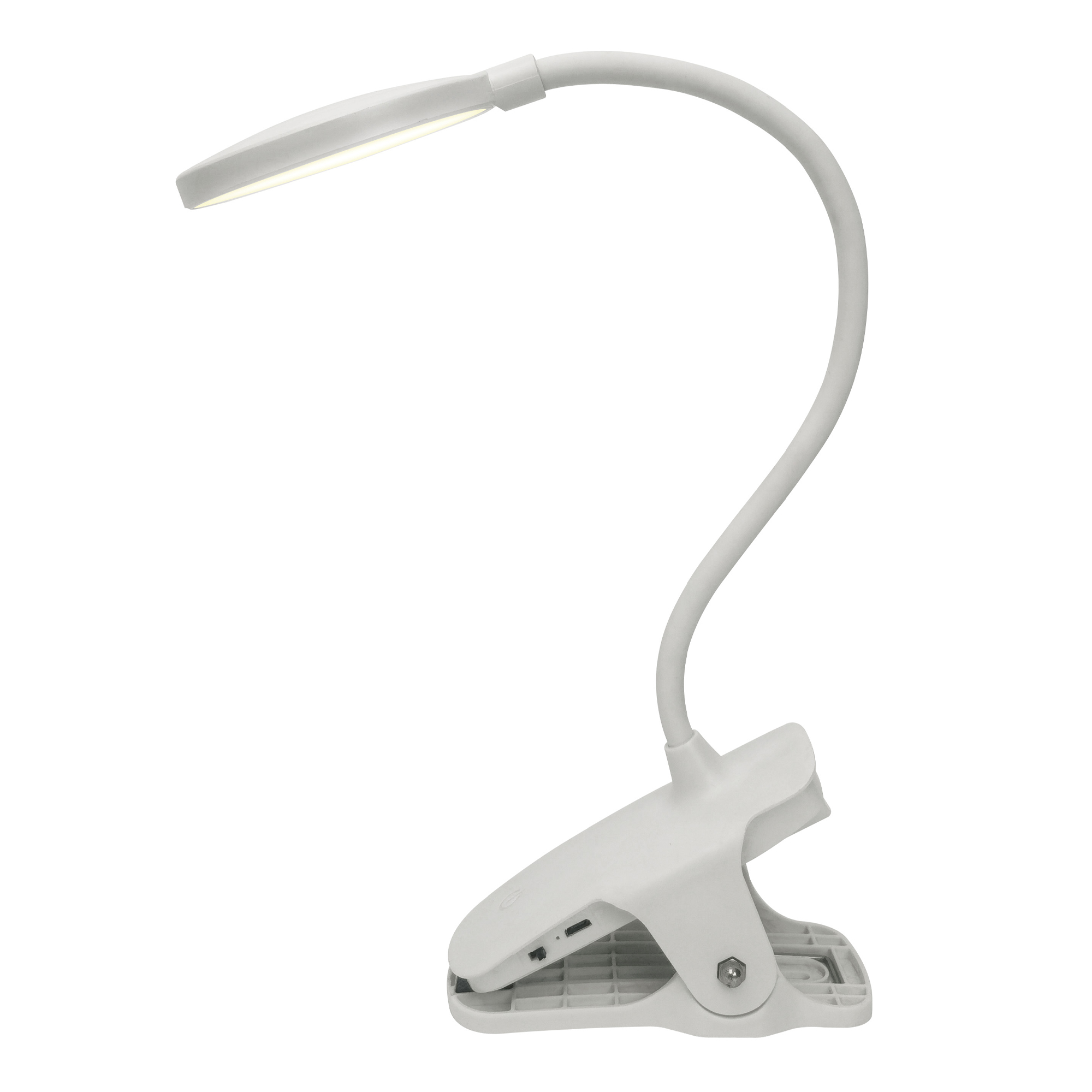 Светильник настольный UNIEL ULM-D605 4W/3000-6000K/DIM WHITE прищепка, сенсор, диммер