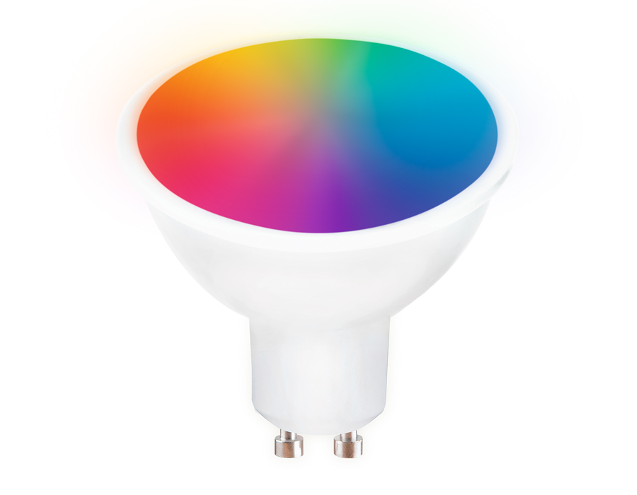 Лампа Smart LED MR16 5W+RGB 3000K-6400K 220-240V