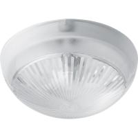 Светильник FERON НБП 06-60-101 c фото- шумовым датчиком 220V 60Вт  Е27 IP54 пластик поликарб прозрач