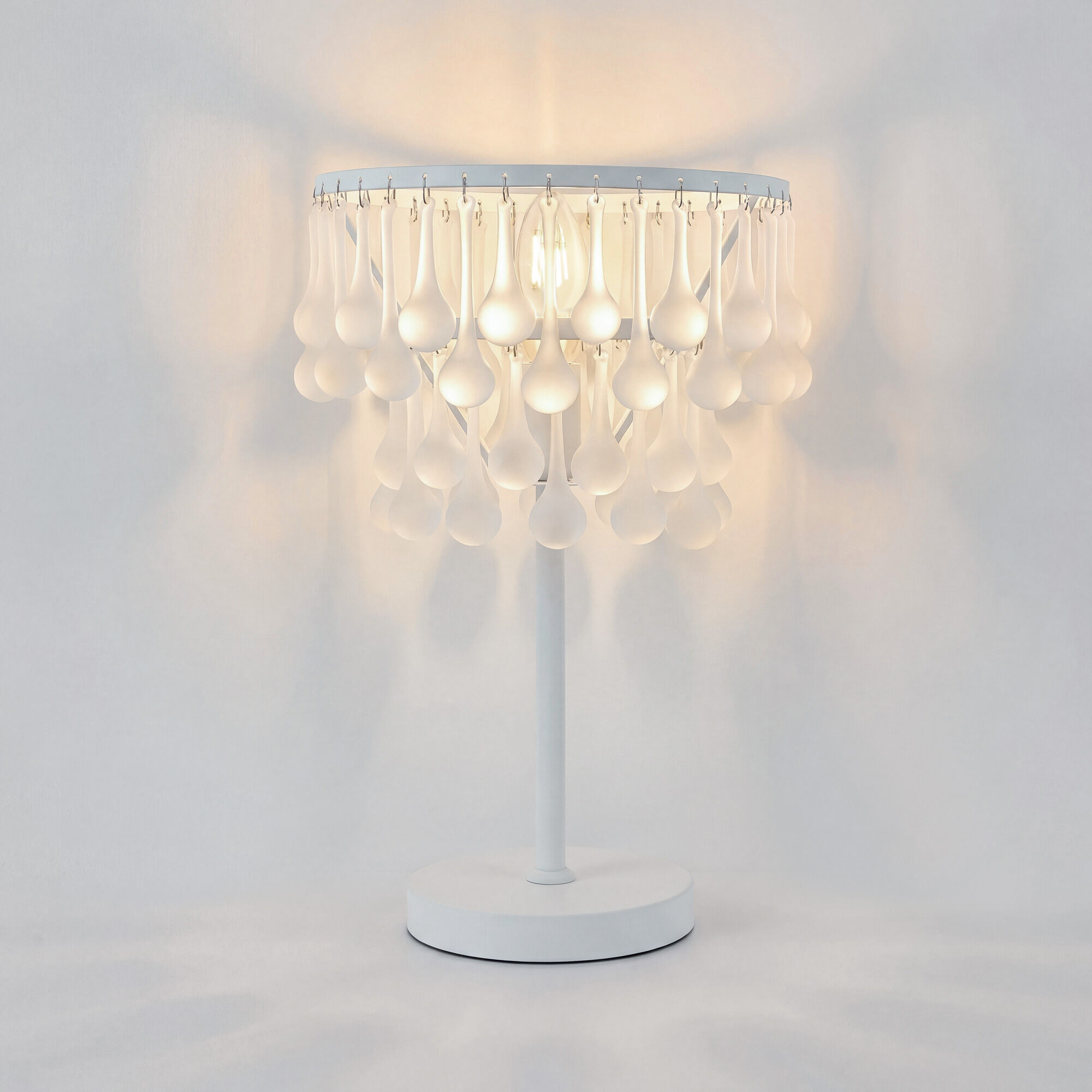 Настольный светильник со стеклянными подвесками 01126/1 01126/1