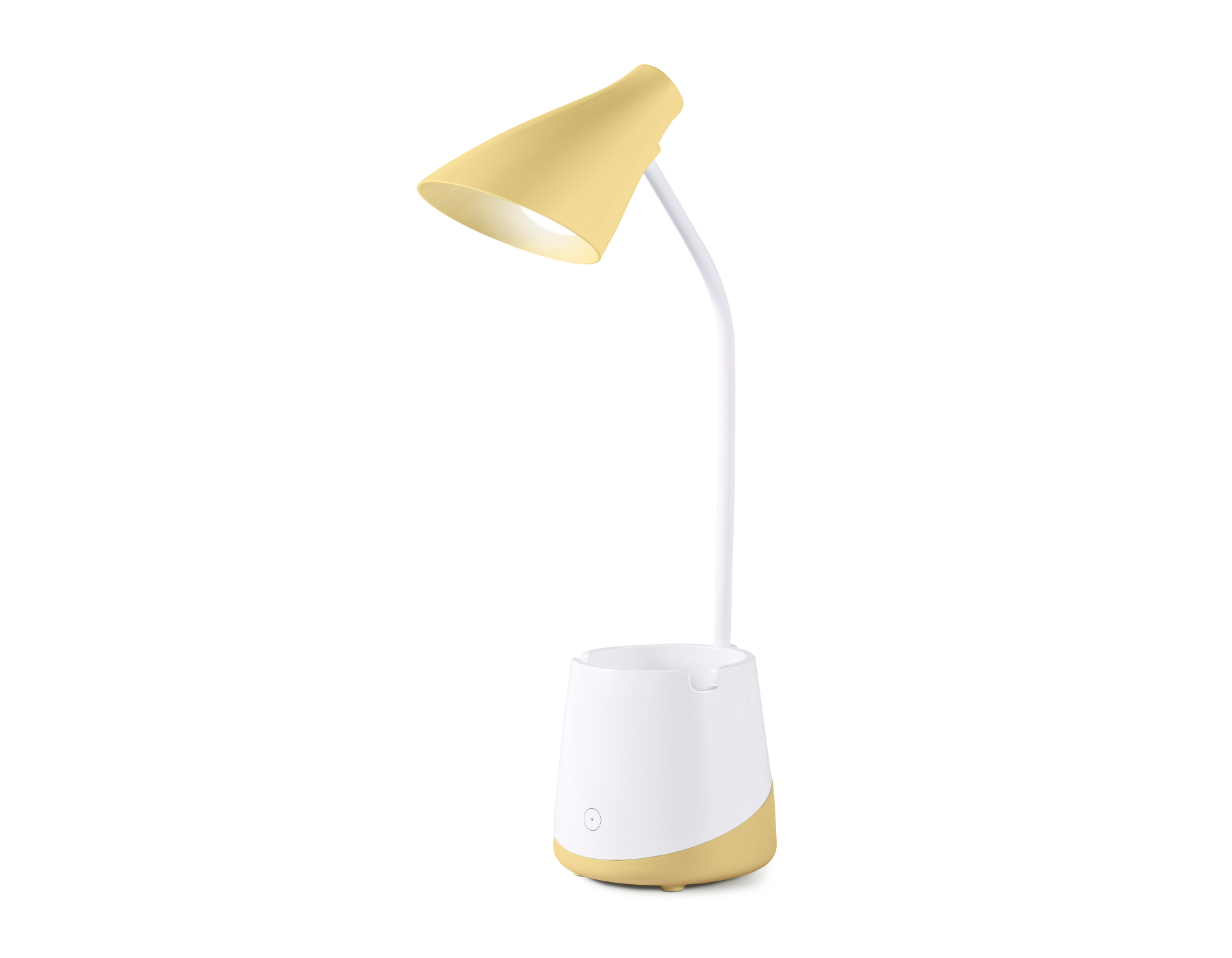 Светодиодная настольная лампа AMBRELLA DE564 YL/WH желтый/белый LED 3000-6000K 5W с аккум.батар.USB