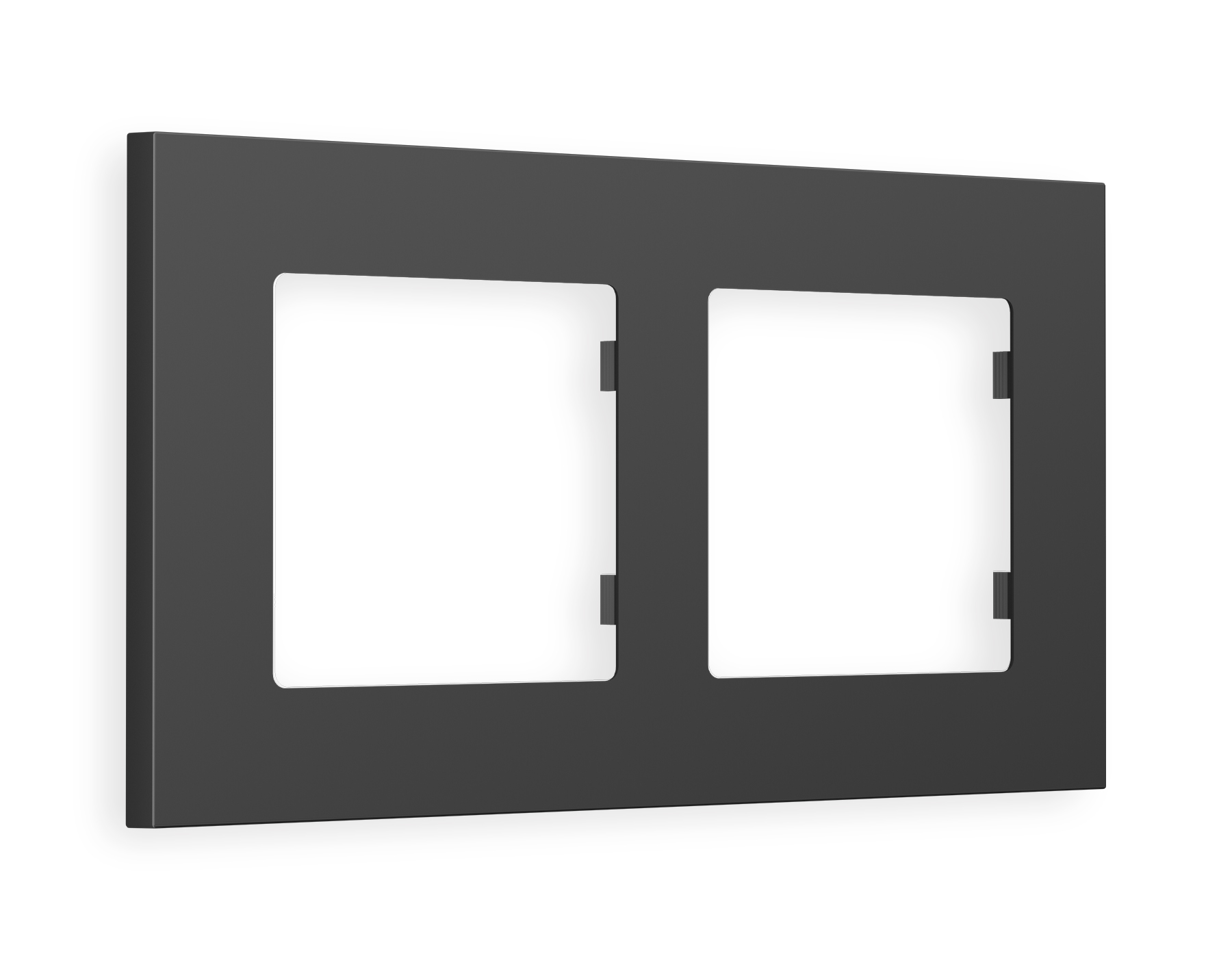 AF250802 Рамка ALFA Qubi (Графит Мягкое касание) 2-ая