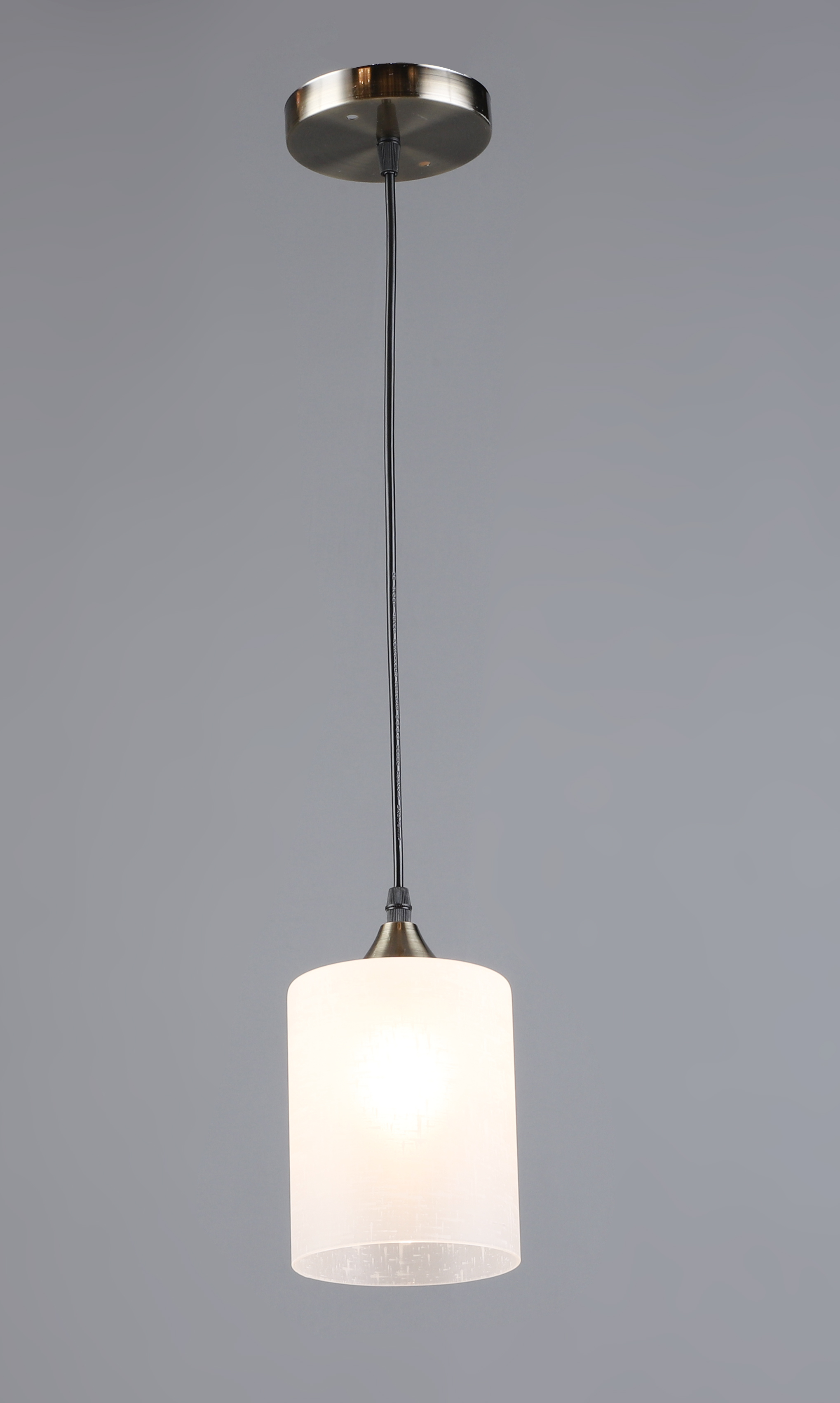 Подвес N6520/1HQ AB+BK бронза/черный 1х40W Е27 d120 h800, 24