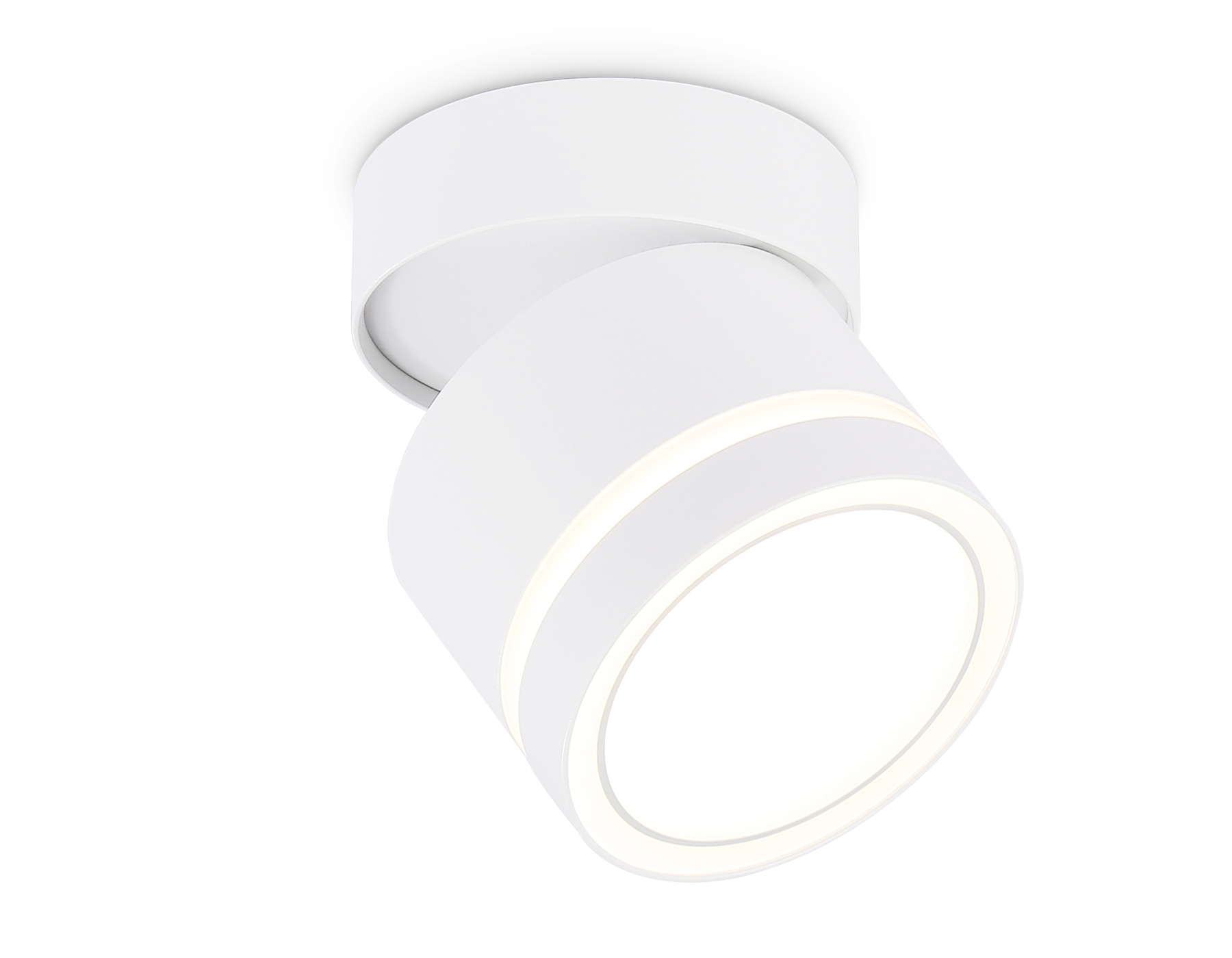 Светильник накладной AMBRELLA TA1444 WH/FR белый/белый матовый GX53 max 12W D85*90 поворотный 