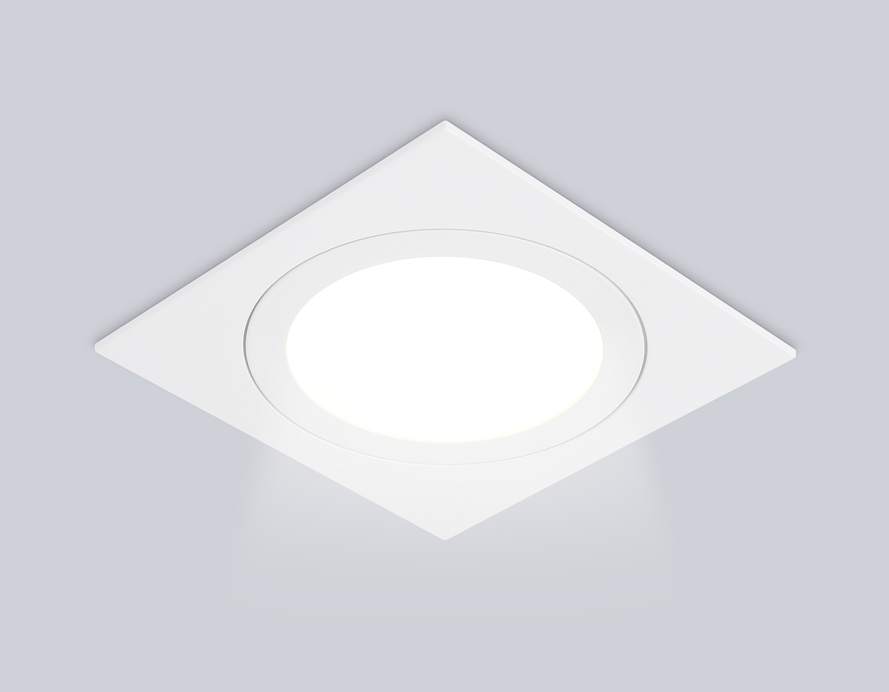 Светильник встраиваемый AMBRELLA TN6607 WH белый IP44 GX53 max 15W 110*110*23