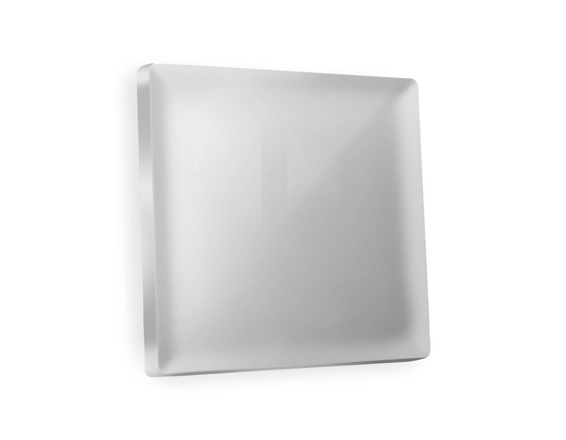 AP4010 Лицевая панель ALFA (Серебро глянец) для 1-кл выключателей QUANT