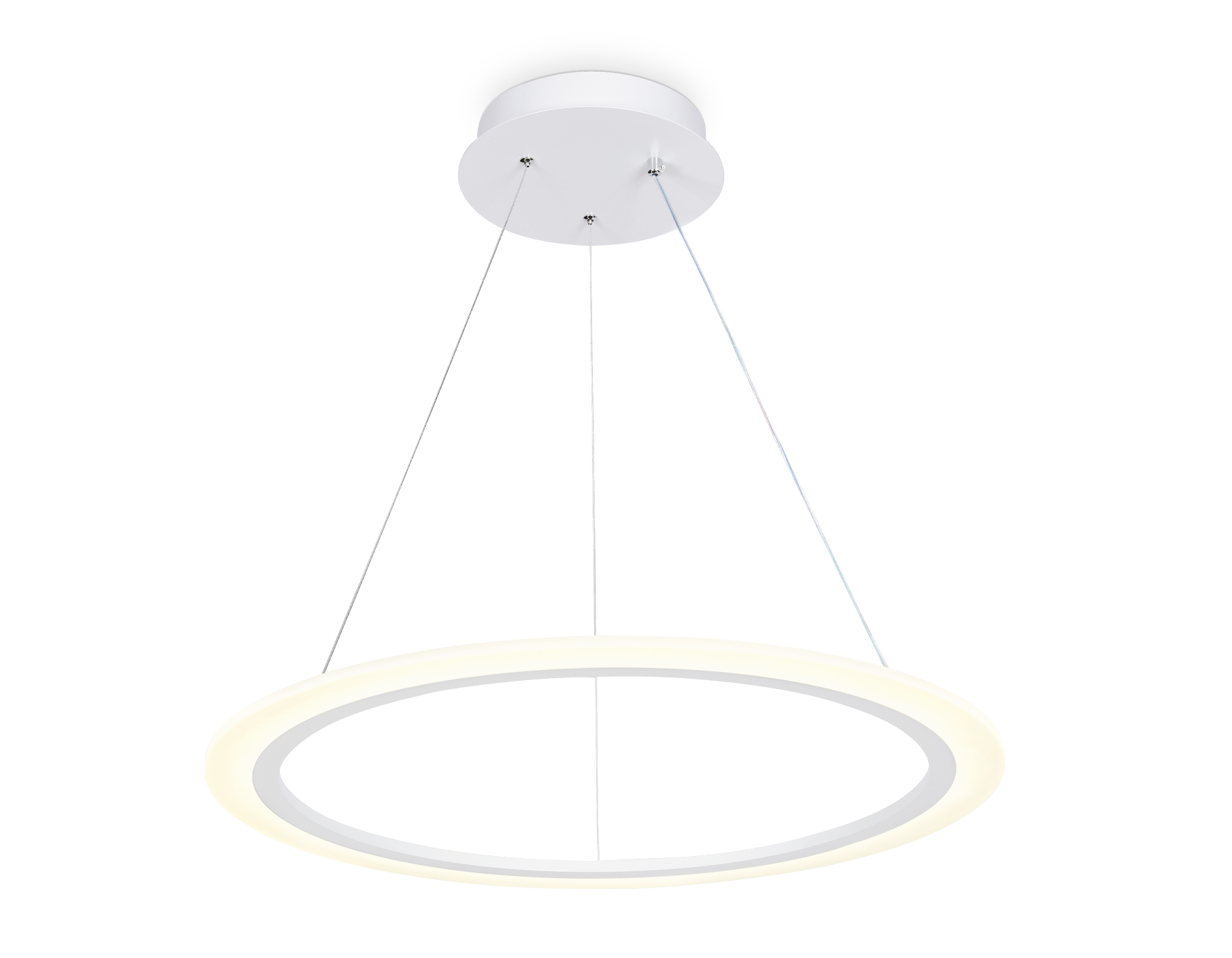Светильник Ambrella FA4342 WH белый 48W 3000K/4200K/6400K D580*540 (ПДУ РАДИО 2.4G)