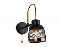 Светильник настенный Ambrella TR8008 SB/BK бронза/черный E14 max 40W 310*125*270 с выключателем