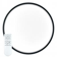Светильник FERON AL5800 RING 80W, Max. 5600Lum, 3000К-6500K, IP20, черный управляемый с пультом