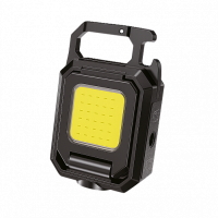 Брелок-фонарь светодиодный COB диммируемый 880 (2х330+220) лм 5режимов 6500К 880мА*ч с магнитом IP44