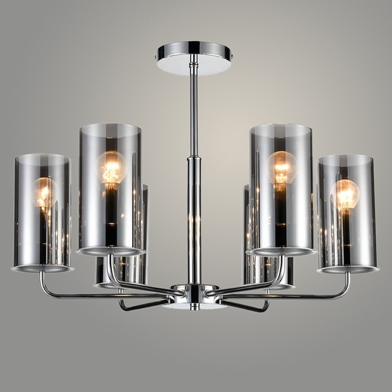 Люстра 210824/6P CH хром 6х40W E14 d560 h420, XLD22