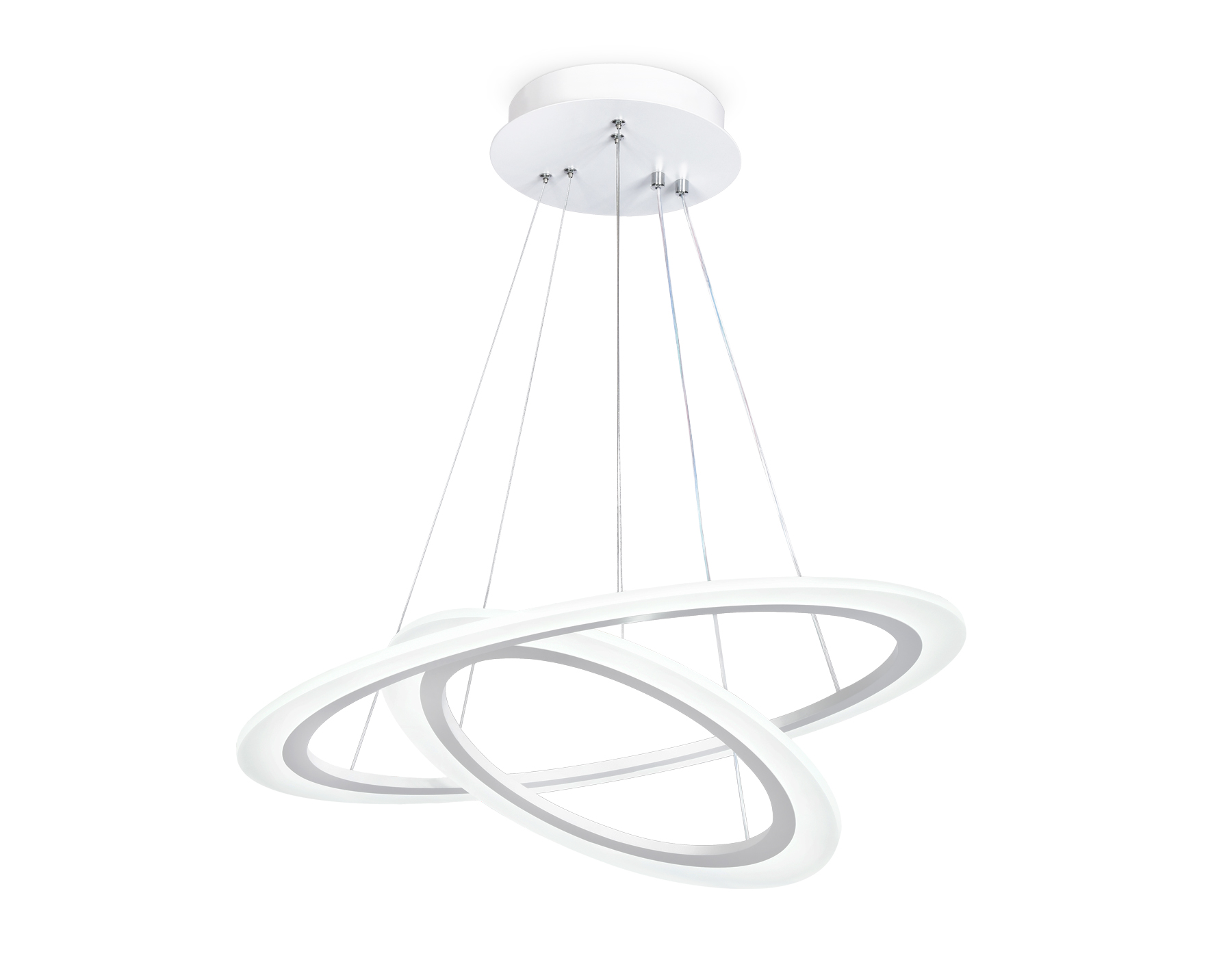 Светильник Ambrella FA4355/2 WH белый 78W 3000K/4200K/6400K D580*670 (ПДУ РАДИО 2.4G)