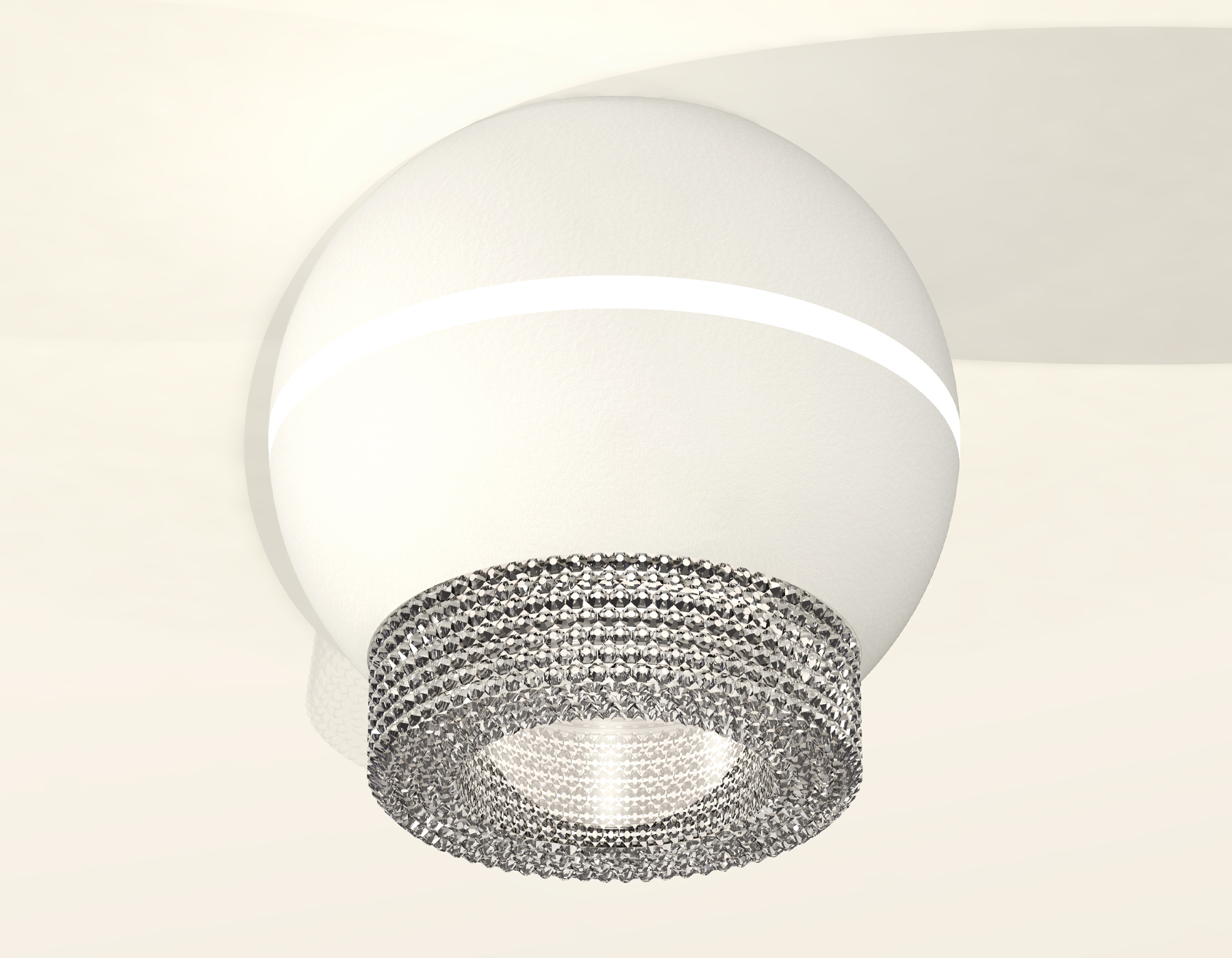 XS1101030 SWH/CL белый песок/прозрачный MR16 GU5.3 LED 3W 4200K (C1101, N7191)