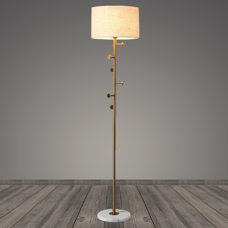 Торшер 200432 золотой/бежевый абажур 1x40W h1650 E27 DIY22