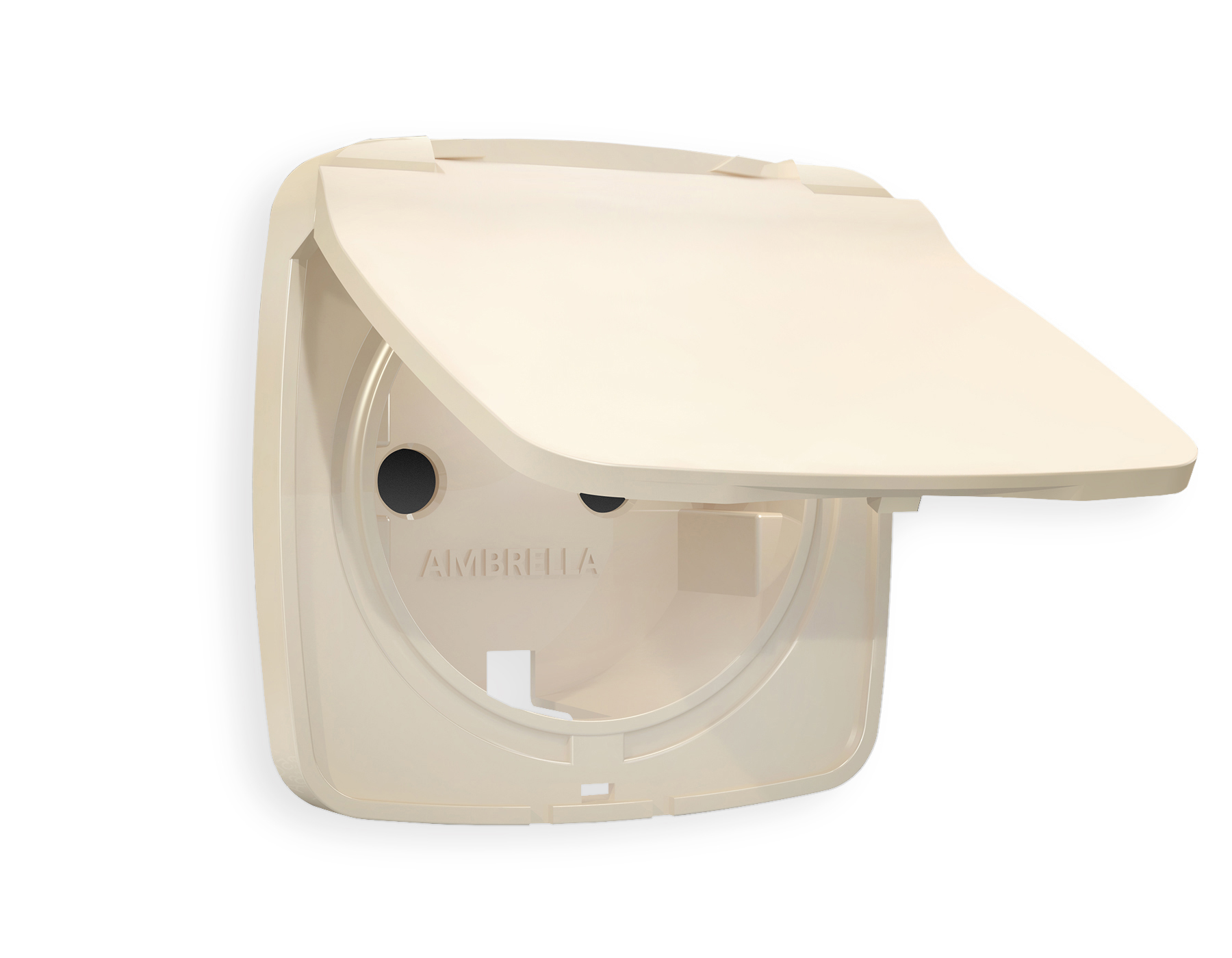 OP3280 Лицевая панель OMEGA (Бежевый матовый) для электр розетки с/з со шторк/защитн крыш IP44 QUANT