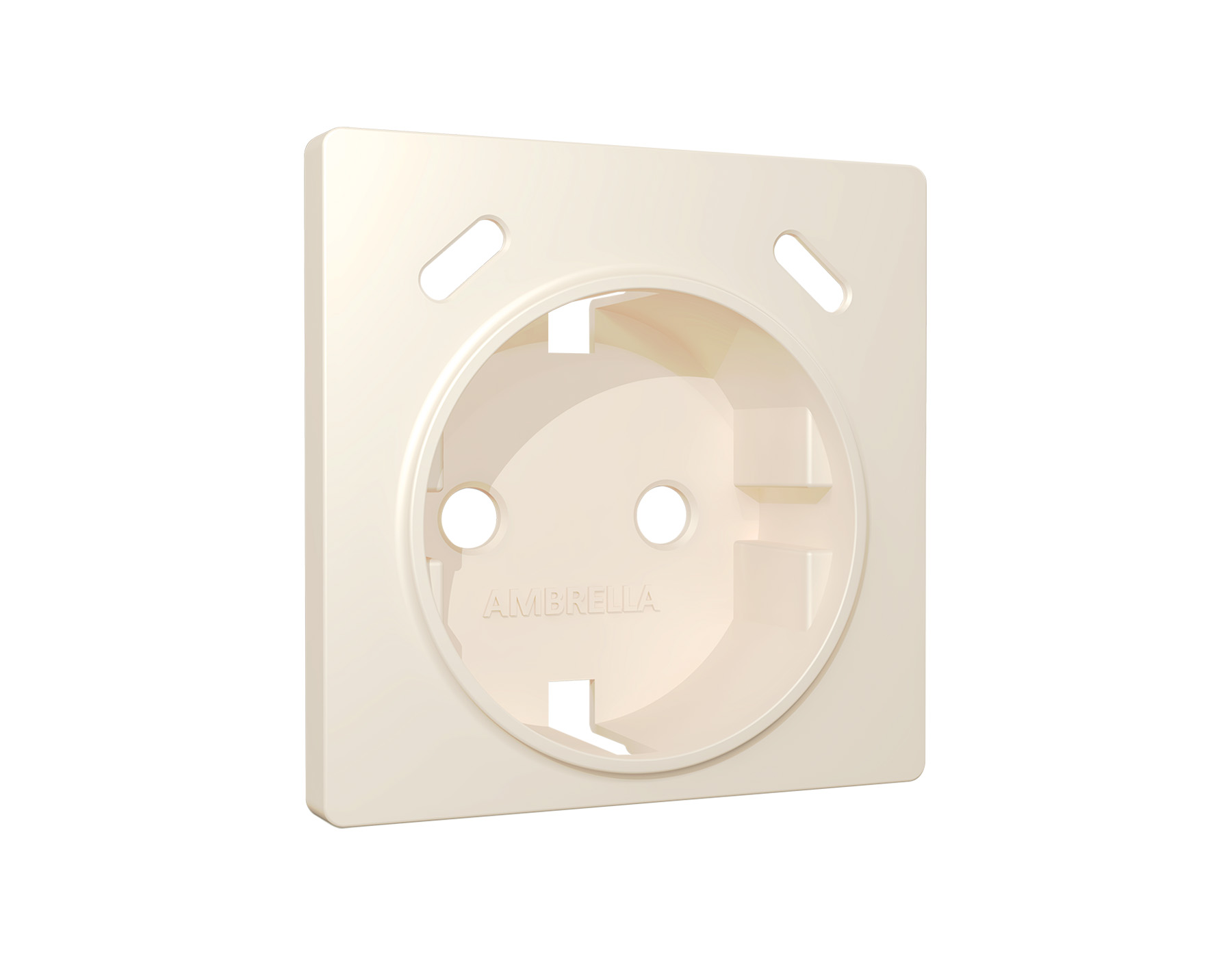 AP3305 Лицевая панель ALFA (Бежевый матовый) для электрической розетки с/з со шторками 2USB C+C QUAN