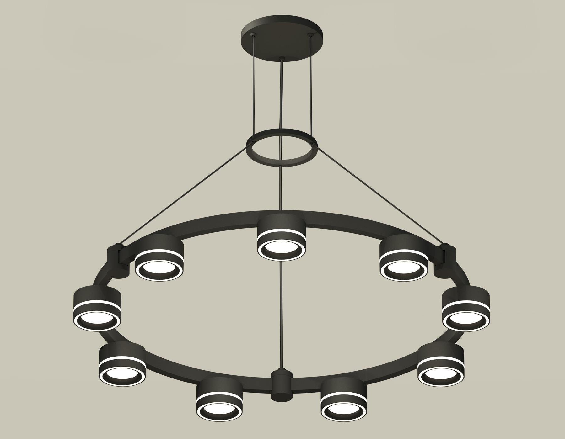 XR92051901/9 SBK/FR черный песок/белый матовый GX53 (A9205, C9242, N8434)