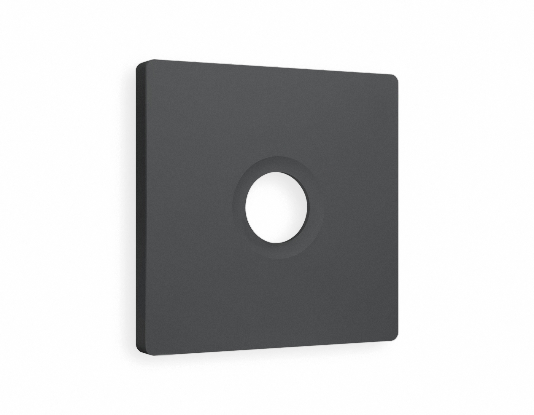 AP9130 Лицевая панель ALFA (Графит Мягкое касание) для TV розетки QUANT