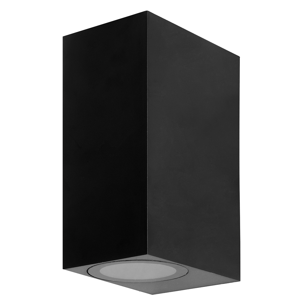 Светильник садово-парковый FERON DH051-P 220-240V 2*GU10 черный (на стену) пластик