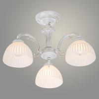 Люстра 74431/3 WH+GD белый/золото 3x40W E27 d490 h300