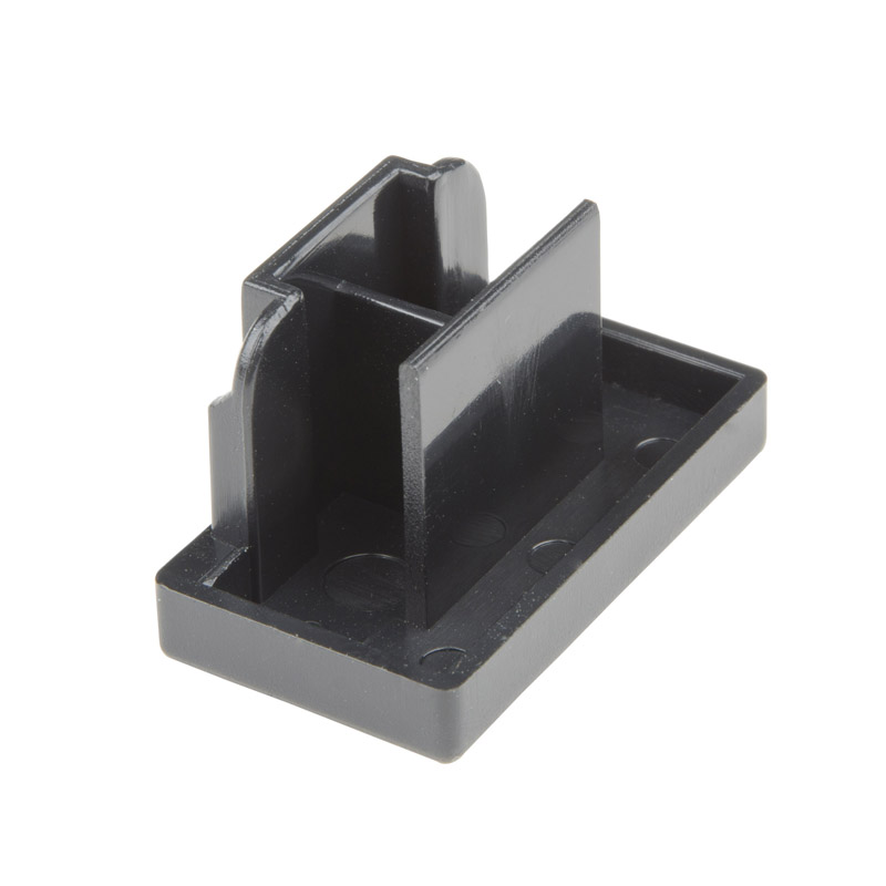 Заглушка торцевая VOLPE UFB-Q123 C21 BLACK 1 POLYBAG для типа R, Черная