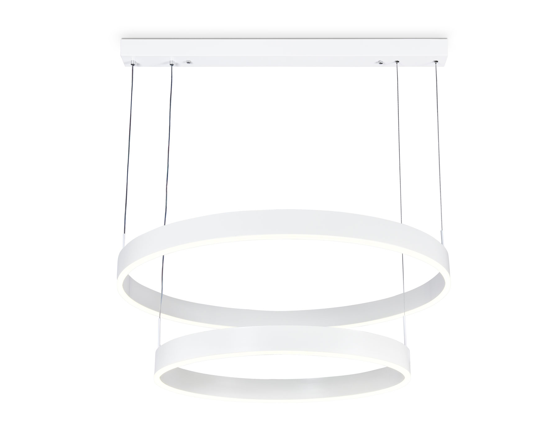 Светильник Ambrella FA6615/2 WH белый 119W D600/800*750 (ПДУ РАДИО 2.4G)