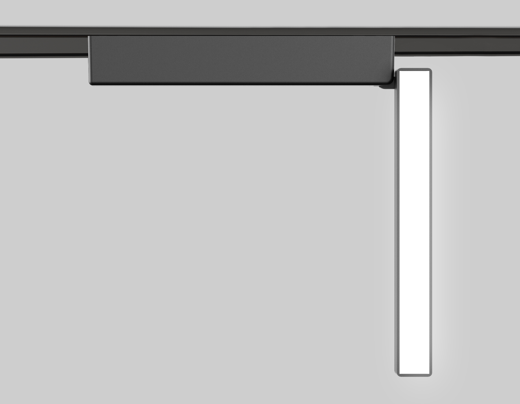 Светильник светодиодный для шинопровода Magnetic US GV1486 BK черный IP20 10W 4200K 48V 230*26*80