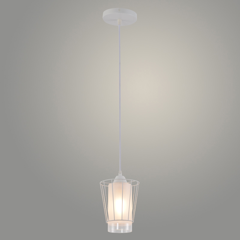 Подвес XA3193/1HQ WH белый 1х60W Е27 d150 h1000, HN23