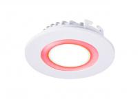 Светильник светодиодный JAZZway PPL-R12085 (12031) 6W/2W 6500K red красный/круглый