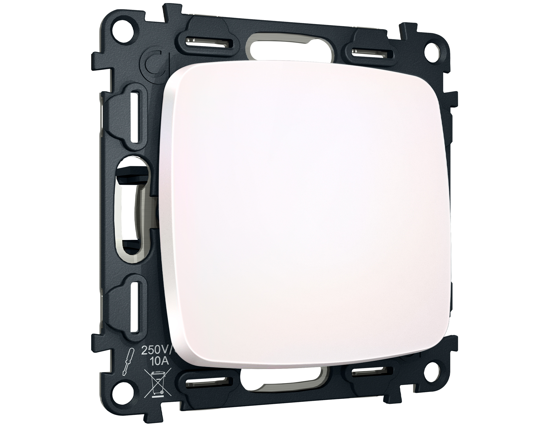 MO201030 Комплект механизма 1-кл перекрестного выключателя OMEGA Жемчуг QUANT (OP2010, VM112)