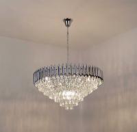 Люстра ESTARES SANDRA 12хЕ14-750х1000-CHROME/CRYSTAL-220-IP20