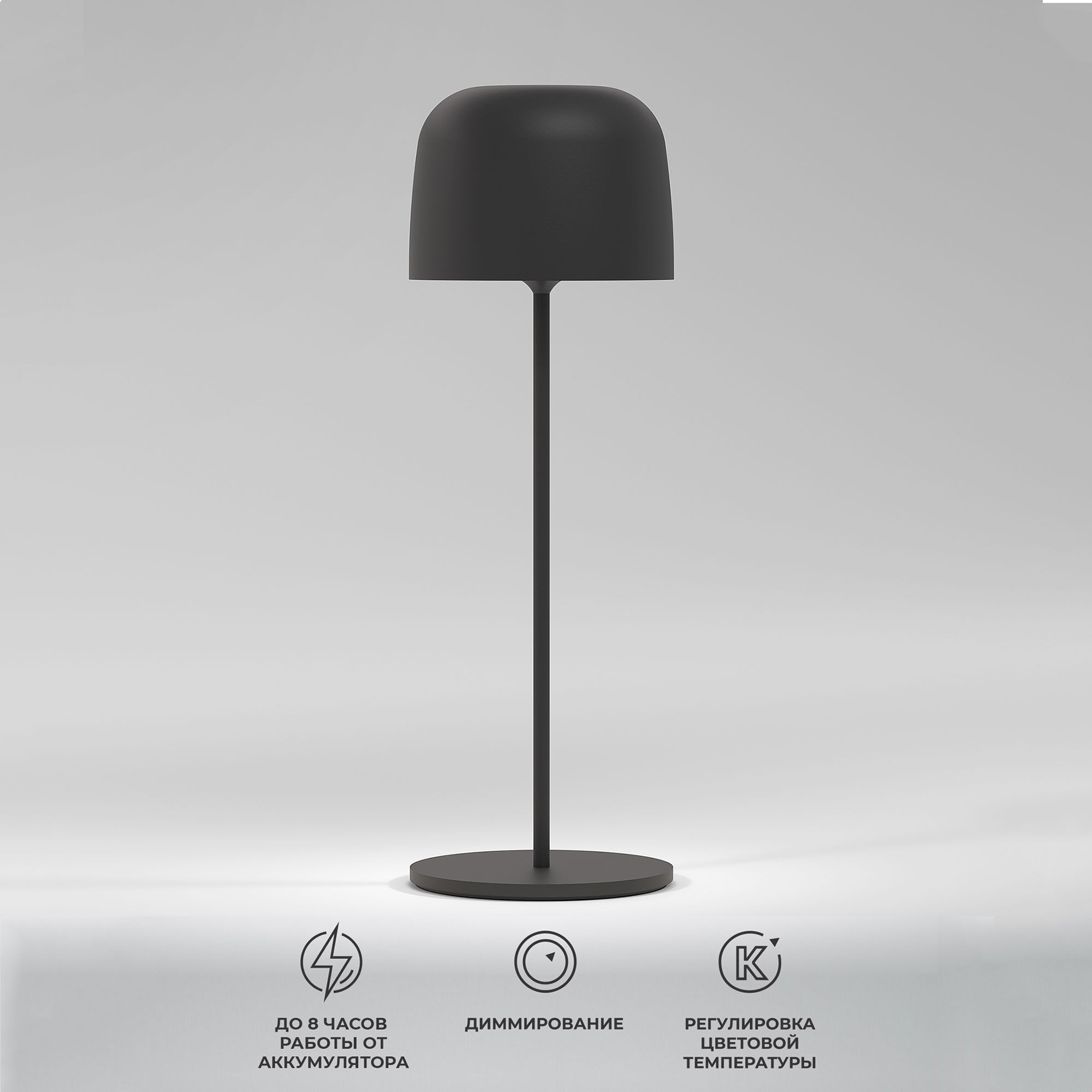 Светильник светодиодный настольный Bitty черный IP54 TL70260