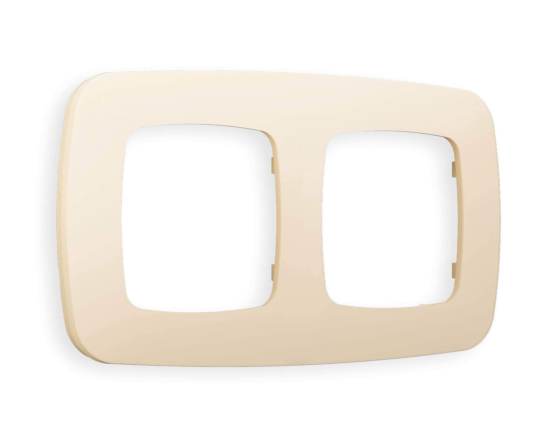 OF140332 Рамка OMEGA Ecta (Бежевый матовый) 2-ая