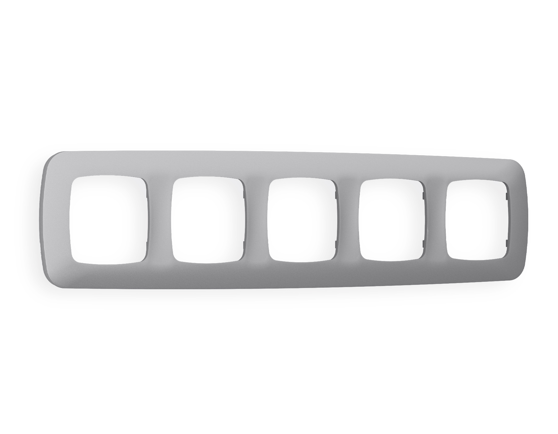 OF140505 Рамка OMEGA Ecta (Сталь матовый) 5-ая