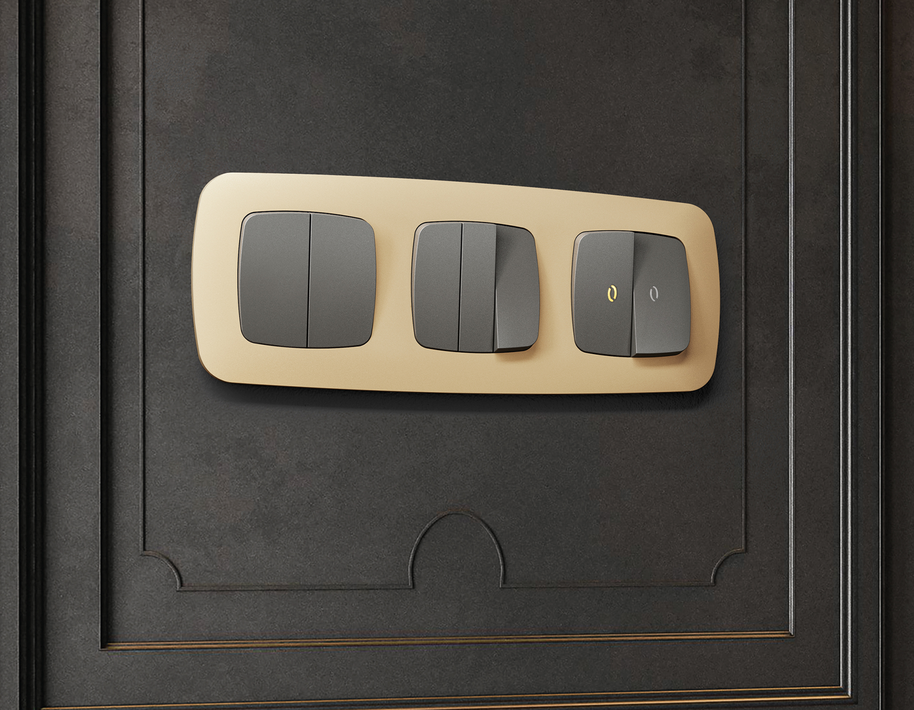 OF140603 Рамка OMEGA Ecta (Шампань) 3-ая