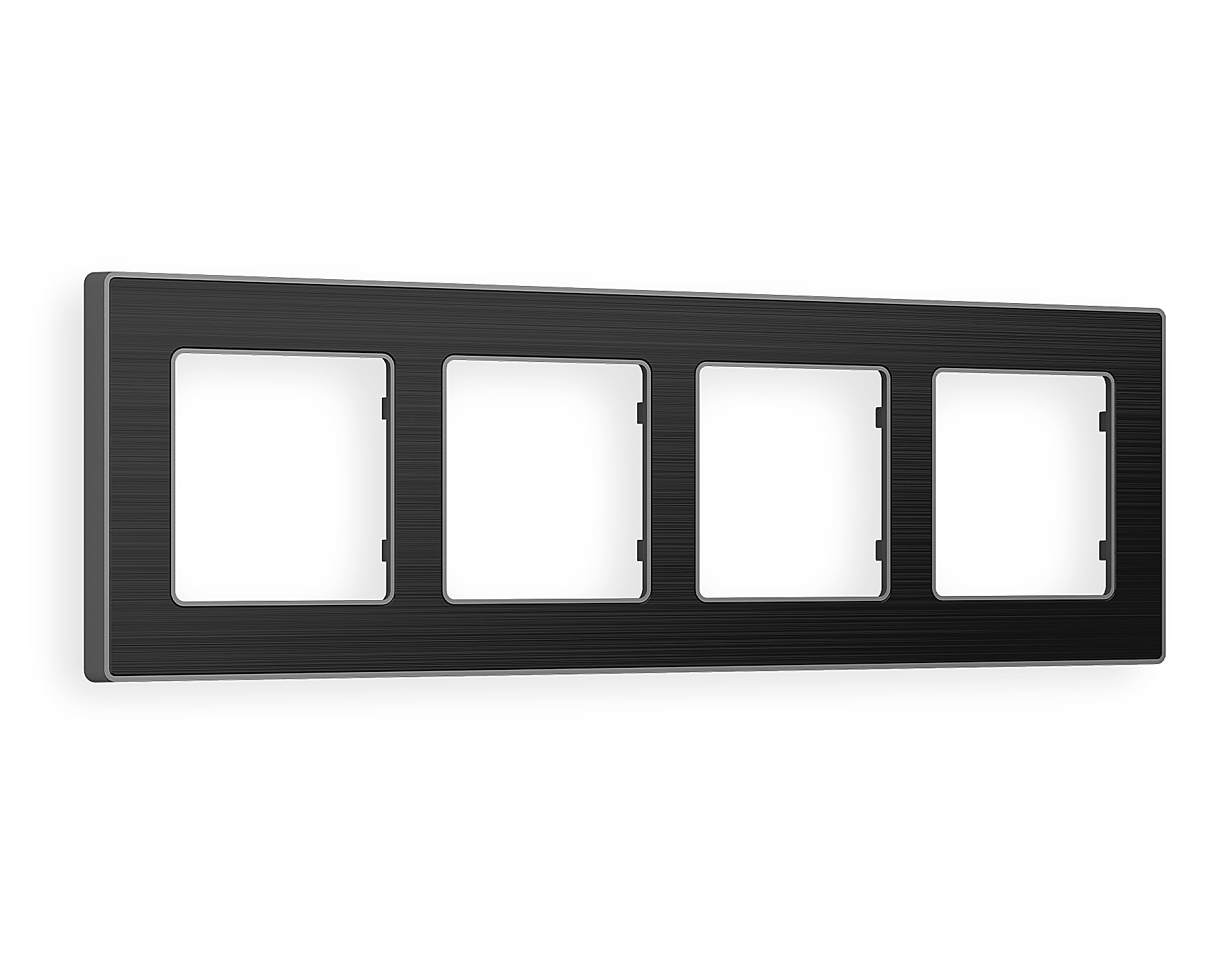 AF580534 Рамка ALFA Arctic (Черный Стекло органическое/Сталь) 4-ая