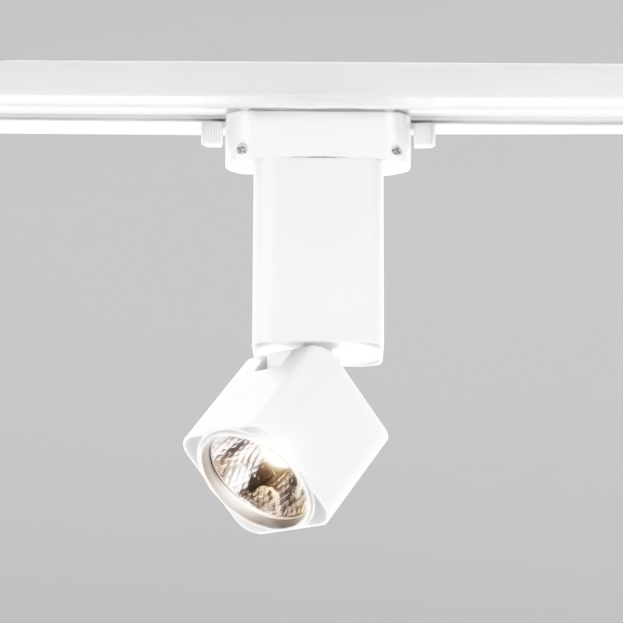 Basic System Трековый поворотный светильник 10W 4200K Cubus белый 85516/01