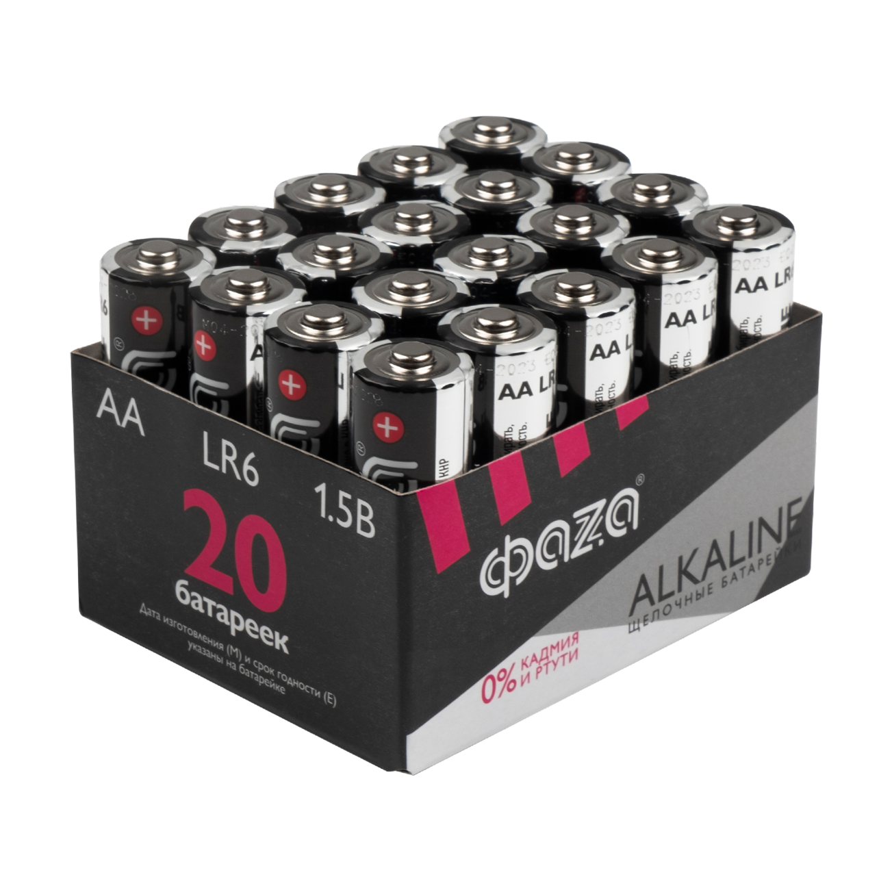 Батарейка ФАZA LR6A-P20 Alkaline Pack-20 (20/120)