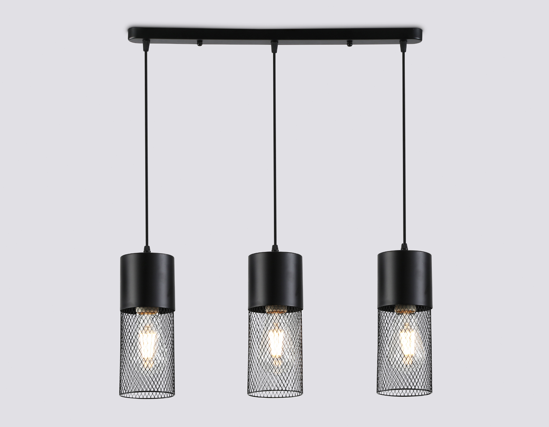 Светильник подвесной AMBRELLA TR8501/3 BK черный E27/3 max 60W 550*100*1000