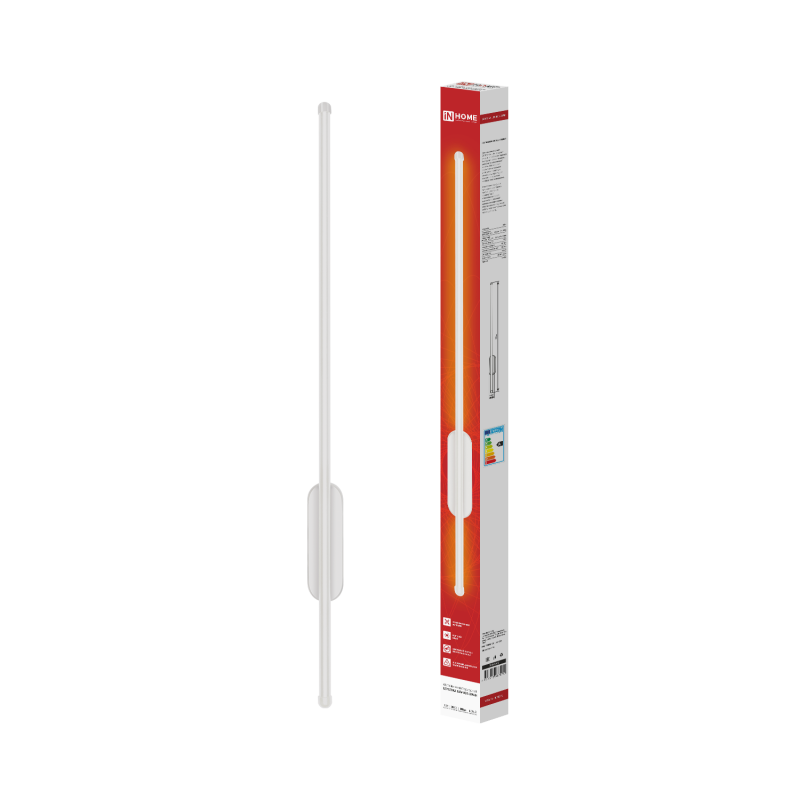 Светильник светодиодный ESTETIKA LUV-80B-30WH 15Вт 230В 3000K 1050Лм 800х50x25 белый IN HOME