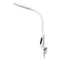 Светильник настольный CAMELION KD-837 C01 белый LED на струбц. 7Вт 230В 450лм сенс.рег.ярк USB-5В,1А