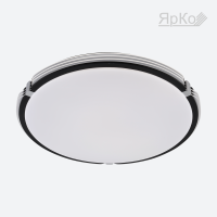 Светильник ЯрКо LI9038-500 60W*2+12W Ø498*72мм Чёрный Круглая плата (RGB) ИК